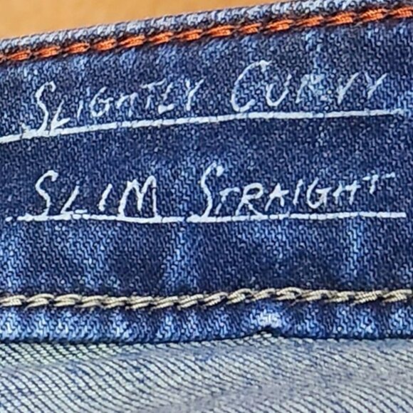 Indigo colour Eddie Bauer super comfy hi quality denim Sz 10 - Picture 6 of 9